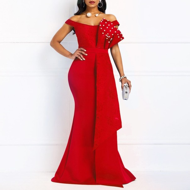Abendkleid für Damen rot XXL