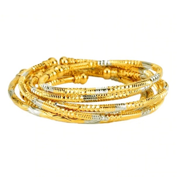 Åbent armbånd til kvinder, 6 stk. H617 1