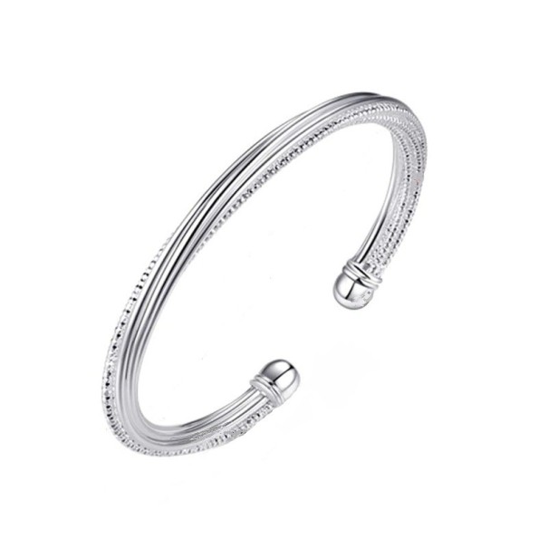 Åbent armbånd til kvinder med glimmer A1666 1