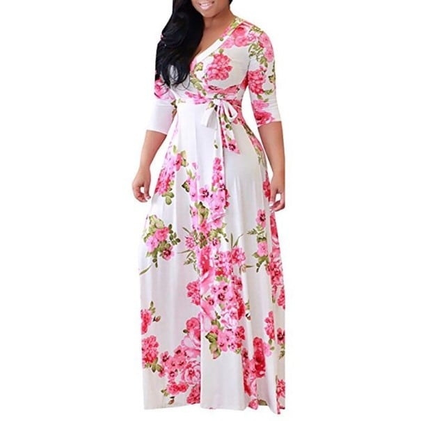 Abiti floreali taglie forti 4XL 2