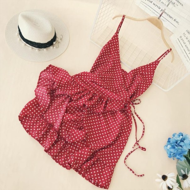 Abiti mini avvolgenti da donna rosso