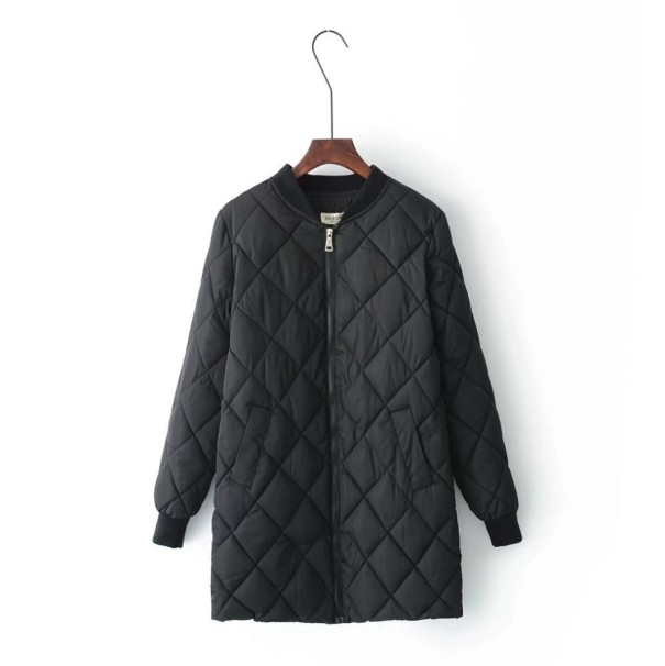 Abrigo acolchado de mujer J2445 negro S