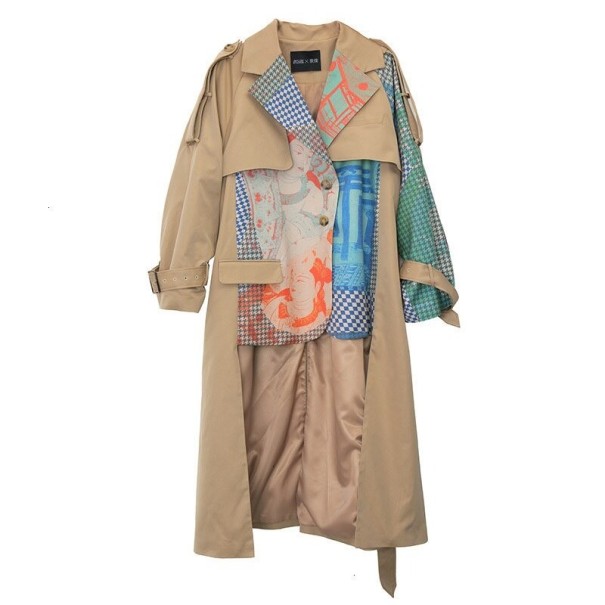 Abrigo asimétrico de mujer P1721 L