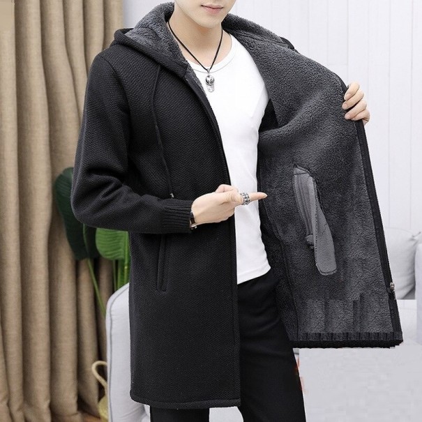 Abrigo con cremallera para hombre F257 negro S