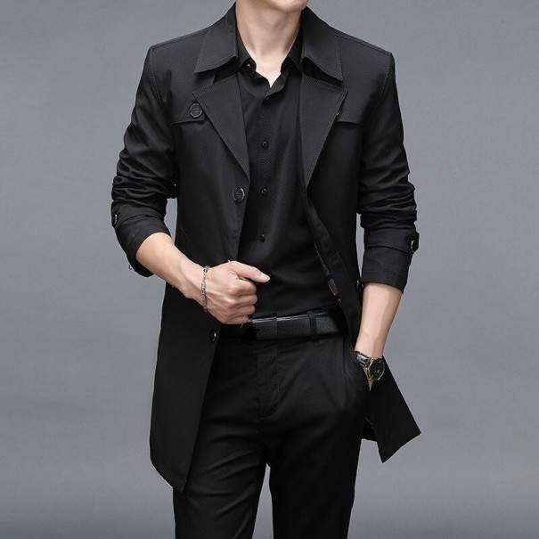 Abrigo de hombre F1209 negro 3XL