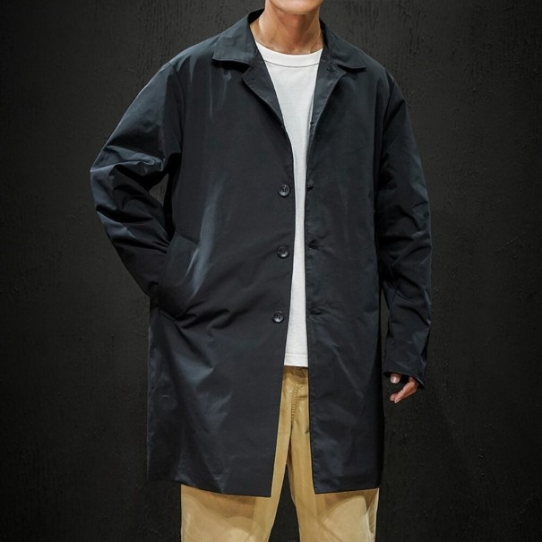 Abrigo de hombre F1291 negro M