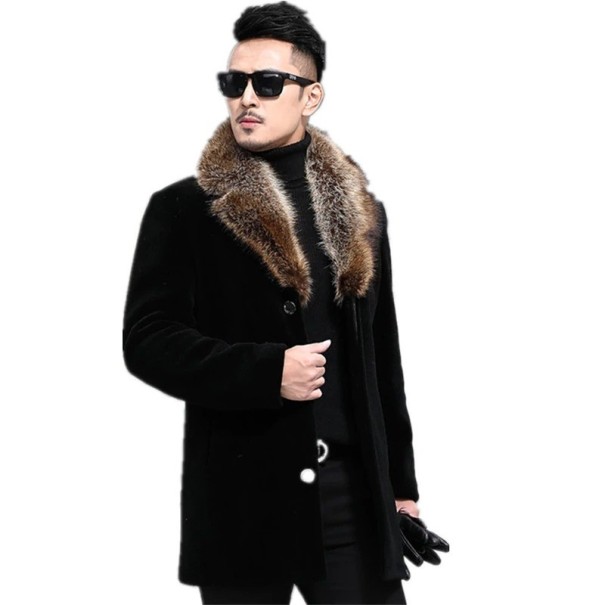 Abrigo de lana para hombre A1860 XS