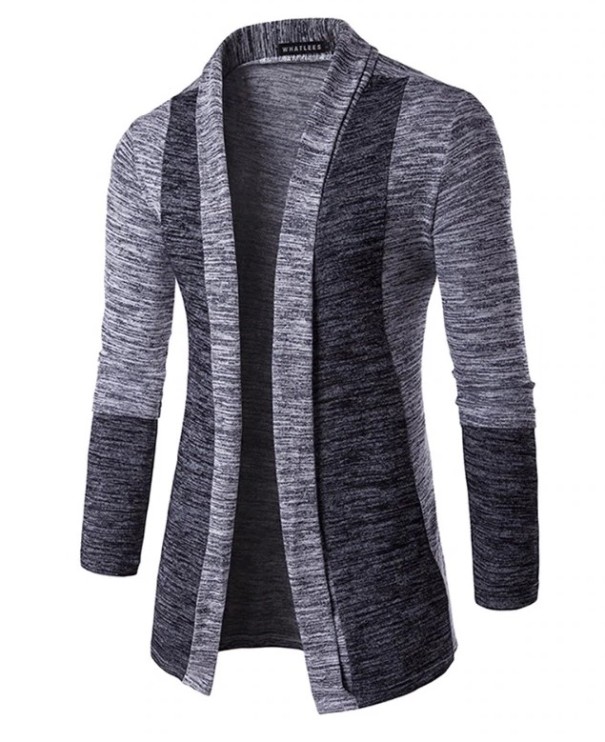 Abrigo de lujo para hombre J2220 gris claro S