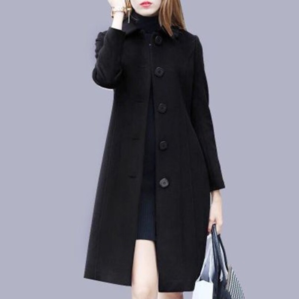 Abrigo de mujer P2142 negro S