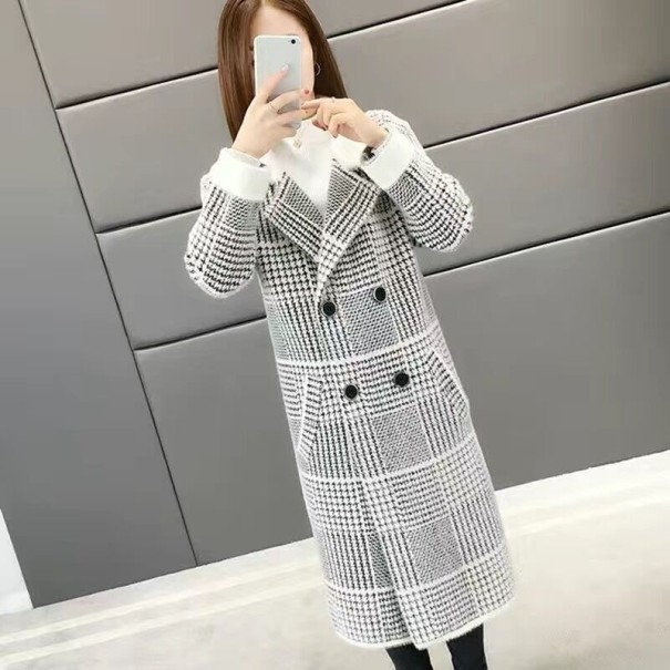 Abrigo de mujer P2246 blanco XL