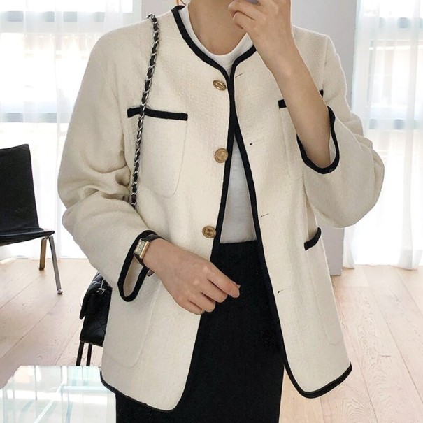 Abrigo de mujer P2536 blanco