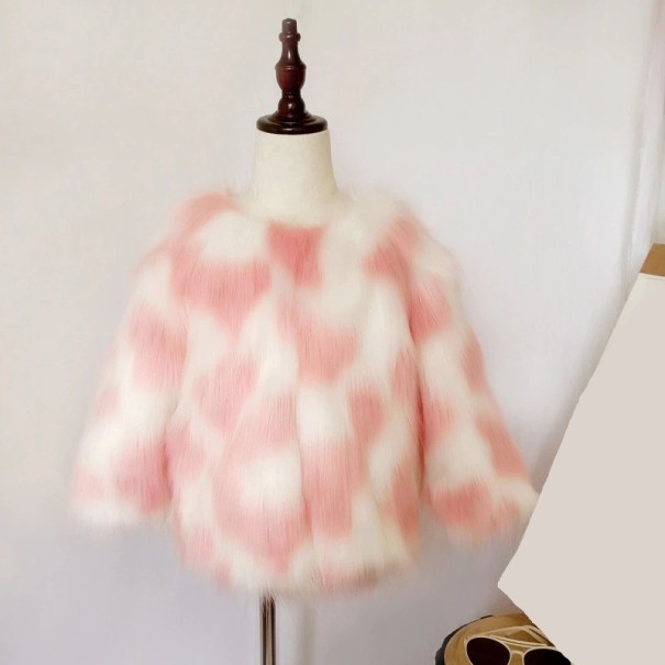 Abrigo de piel para niña L2035 5 C