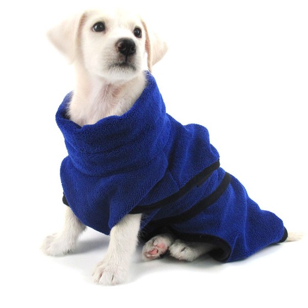 Absorberende badjas voor honden XS