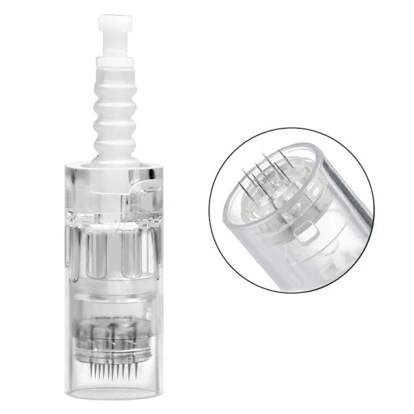 Accesorii pentru ac Dermapen în carcasă de protecție 10 buc Interschimbabile 9 capete de ace pentru stilou microneedling Rezerve pentru instrumentul 1