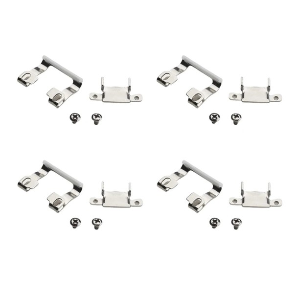 Accesorios para cabezales de repuesto para cortadoras Andis, Wahl, Oster, Furzone, Laube, Heiniger y Conair Soportes y tornillos para cabezales y cuchillas de repuesto 4 uds. 1