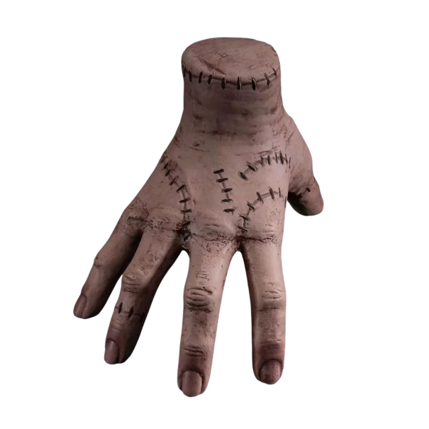 Accessoire de costume d'Halloween main famille Addams en plastique 18 x 13 cm décoration originale pour Halloween 1