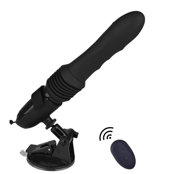Accessoire de masturbation simulant les mouvements lors des rapports sexuels à distance Discrétion assurée noir