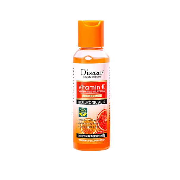 Aceite exfoliante amarillo con vitamina C 100 ml Serum blanqueador para pieles oscuras Unifica el tono de la piel Hidratación y nutrición 1