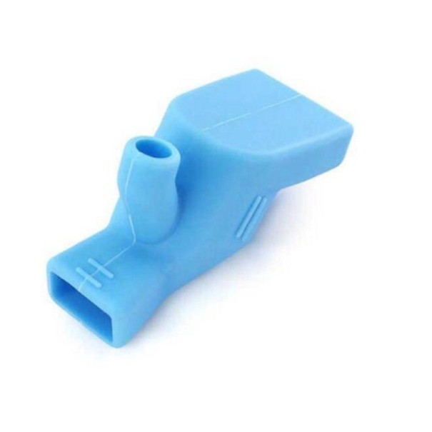 Acessório de silicone para torneira azul