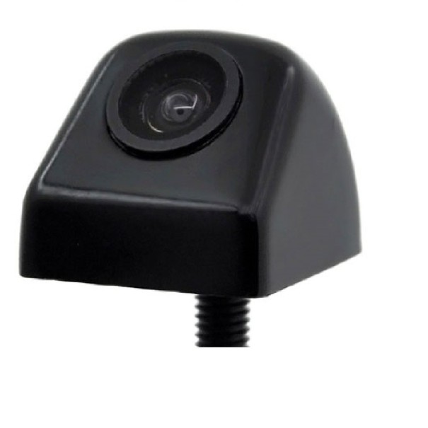 Achteruitrijcamera met groothoeklens zwart