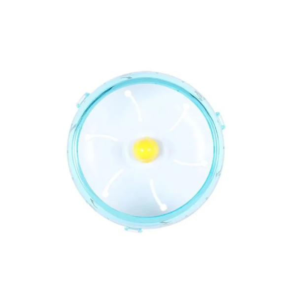 Acryl-Wandlaufrad 12 cm Transparentes Laufrad für Nager blau
