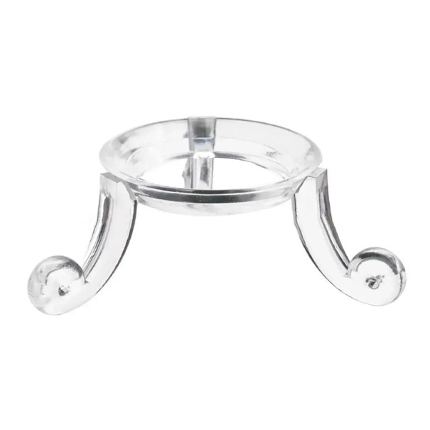 Acrylic Holder for Crystal Ball 32 x 19 x 55 mm Transparent Decorative Stand Stable Base for Displaying Crystal Balls 1