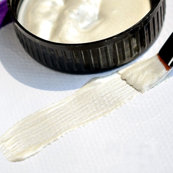Acrylverf parelmoer 60 ml wit
