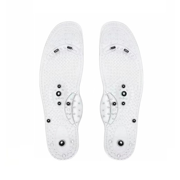 Acupressure Insoles with 16 Magnets transparent 41-45