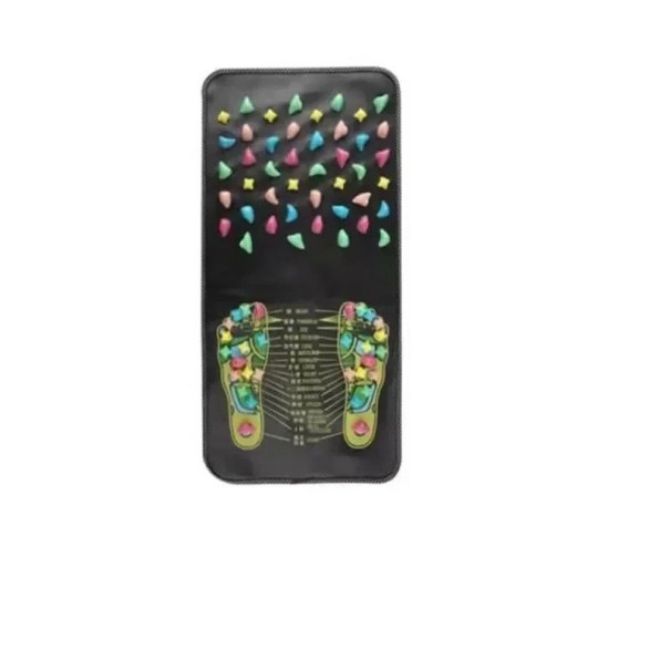 Acupressuurmat 35x70 cm met kunststenen Massagemat voor voeten en hele lichaam Reflexmassage hulpmiddel voor gezondheid en ontspanning