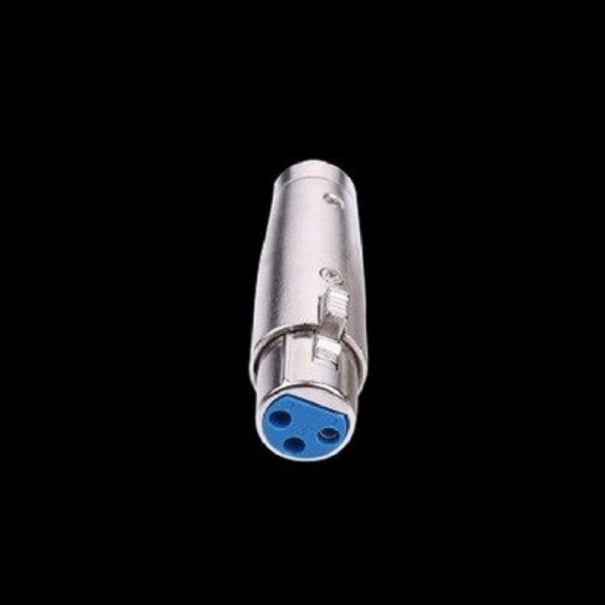 Adaptador de audio XLR hembra a RCA hembra para conectar un micrófono Reducción de aleación de zinc Conector XLR de tres pines con pestillo 1