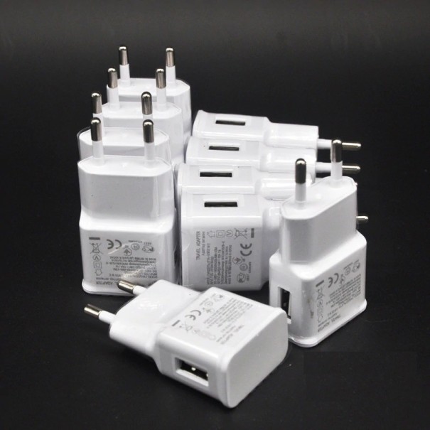 Adaptador de carregamento USB 10 unidades branco