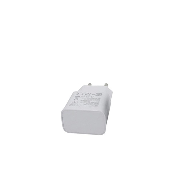Adaptador de corriente de red 2x USB blanco