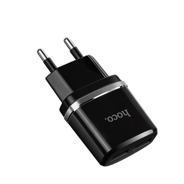 Adaptador de rede Dual USB K716 preto