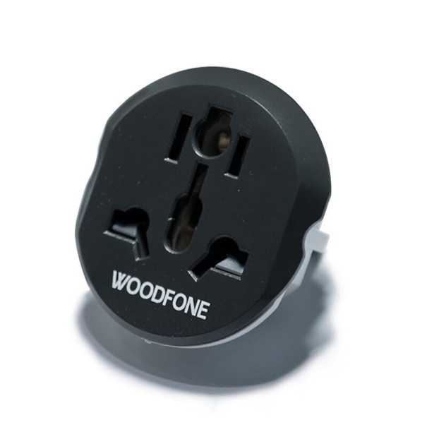 Adaptador de viagem universal K1106 preto
