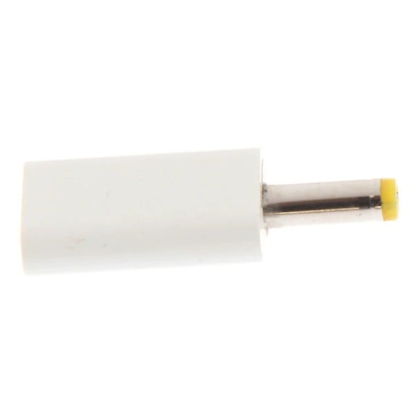 Adaptador Micro USB hembra a DC jack 4,0 x 1,7 mm macho Reducción para alimentar dispositivos con entrada DC a través de un cable Micro USB Cuerpo 1