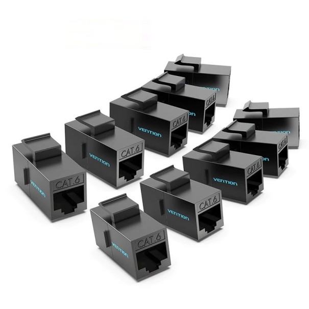 Adaptador para CAT 6 RJ45 F/F 10 uds.
