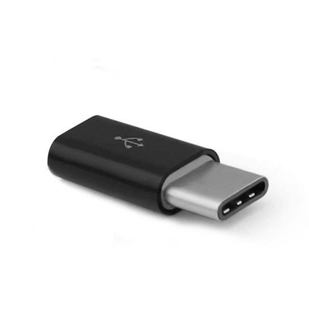 Adaptador USB-C a Micro USB 10 uds. negro