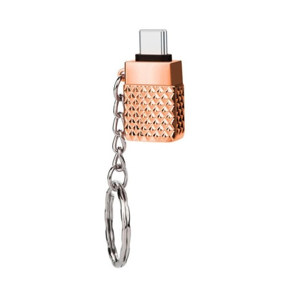 Adaptador USB-C a USB 3.0 J50 dorado