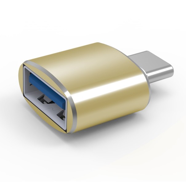 Adaptador USB-C para USB 3.0 K45 dourado
