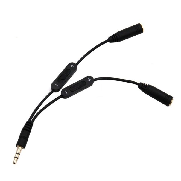 Adaptateur 3,5 mm avec contrôle du volume 1