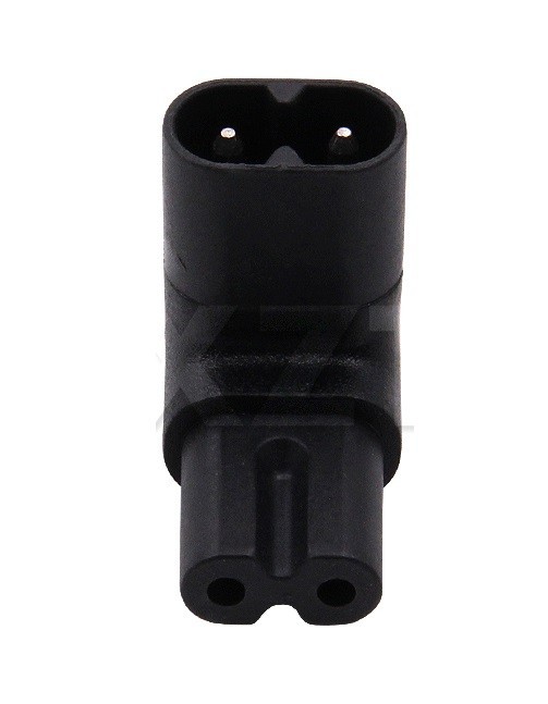 Adaptateur d'alimentation angulaire - Mâle et femelle 1