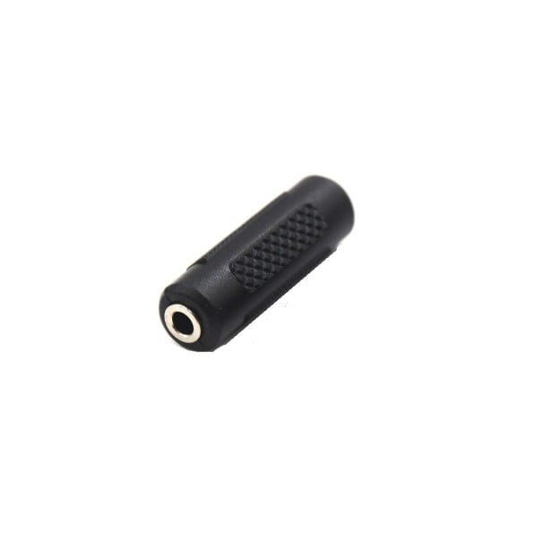 Adaptateur jack 3,5 mm femelle à femelle pour prolonger le câble des écouteurs et connecter des câbles audio Prises aux deux extrémités Noire 1