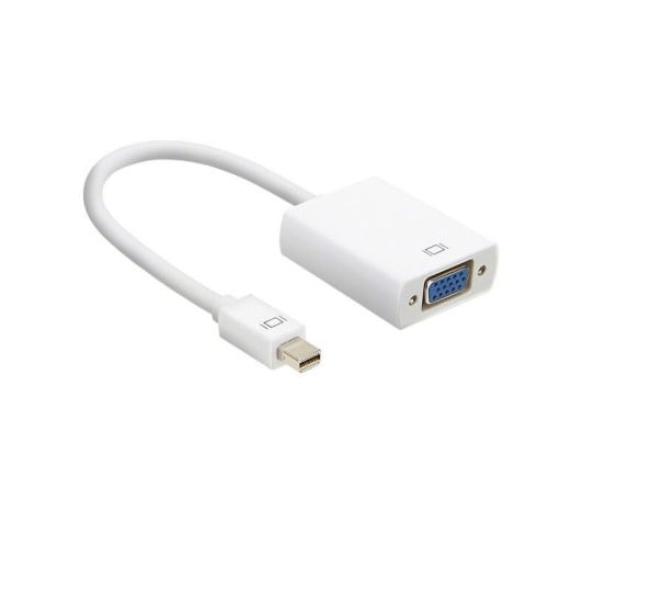 Adaptateur Mini DisplayPort vers VGA pour connecter un moniteur ou un projecteur à un ordinateur ou un ordinateur portable Résolution jusqu'à 1080p 1