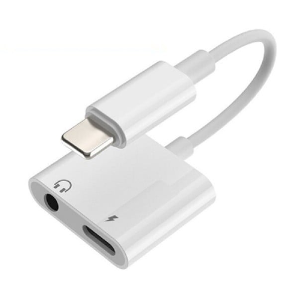 Adaptateur pour iPhone de Lightning à jack 3,5 mm et port de charge Lightning Écouteurs et chargement simultanément Pour iOS 10.3 et supérieur 1