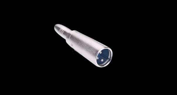 Adaptator audio 6,35 mm jack femelă la XLR 3 pini masculin Redukție pentru conectarea cablurilor audio și a echipamentelor audio Corp compact 1