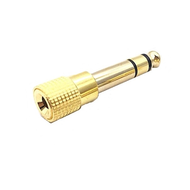 Adapter 6,35 mm jack til 3,5 mm jack M/F C1181 1 stk