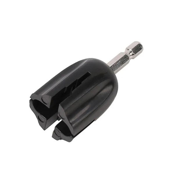 Adapter do wkrętarki na nawijanie strun Sześciokątny elektryczny adapter do kluczyków strojących do gitar akustycznych i basowych Czarny kolor 1