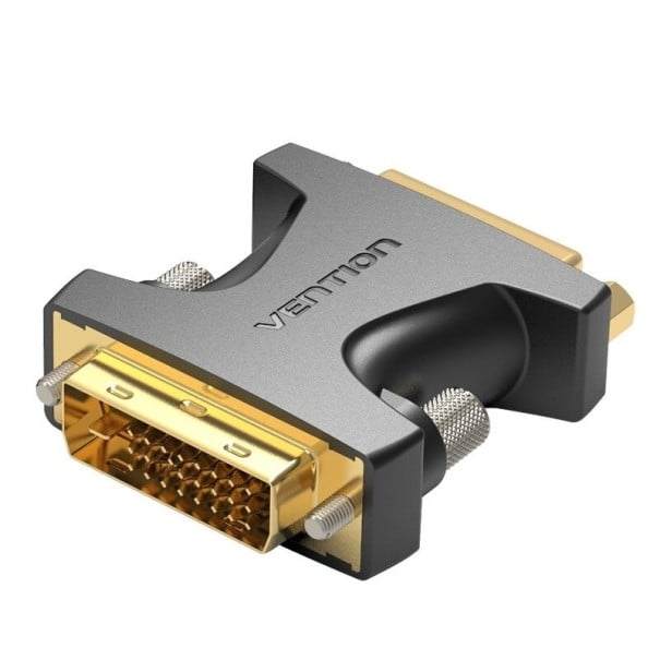 Adaptér DVI samec na DVI 24+5pin samice Pro připojení kabelu k portu DVI Rozlišení až 1080p Full HD Materiál PVC Šrouby pro uchycení 1
