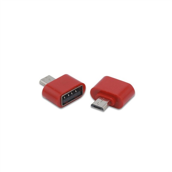 Adapter Micro USB na USB K59 czerwony