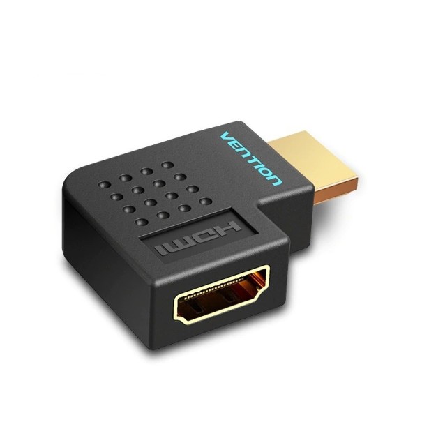 Adapter narożny HDMI 2.0 M / F 2